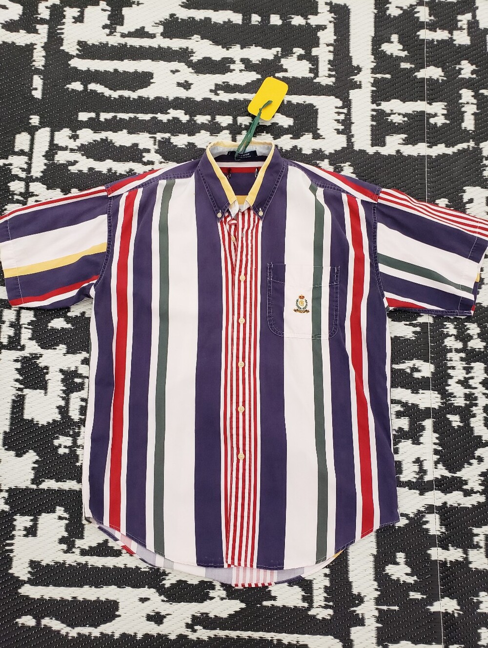 Vintage 1990s Ralph Lauren CHAPS Striped Button Down